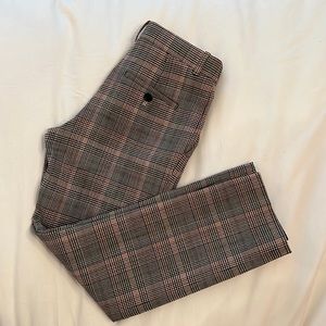 Theory Treca Pants in Plaid